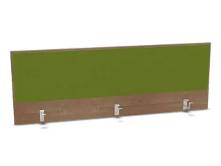 opzetpaneel,v. bureau,aanbouw achter,B 1600mm,NT-cherry,BN7048-groen - 1