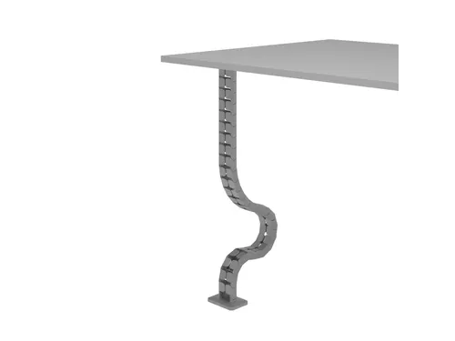 Addit kabelgeleider Grijs 34.472 Voor Zit-sta 130 cm