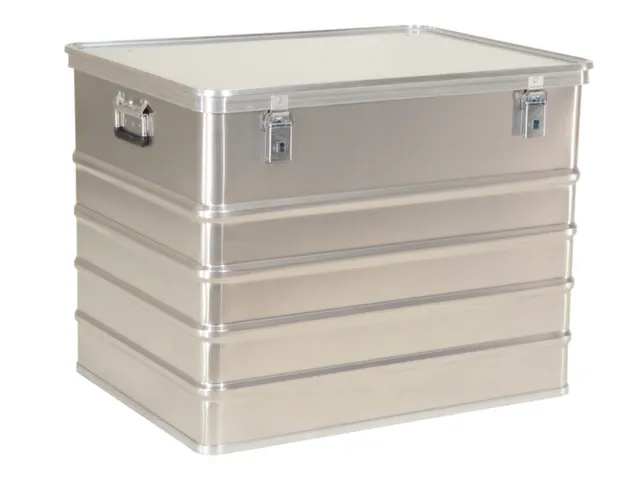 Aluminium Transportkist Hxlxb 610X788X588Mm 239L Stapelbaar