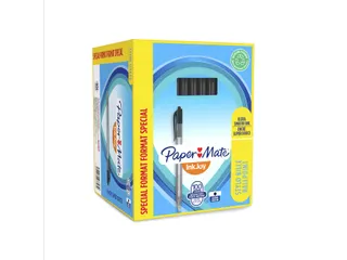 Balpen Paper Mate Inkjoy 100RT medium zwart valuepack 80+20 gratis - 5
