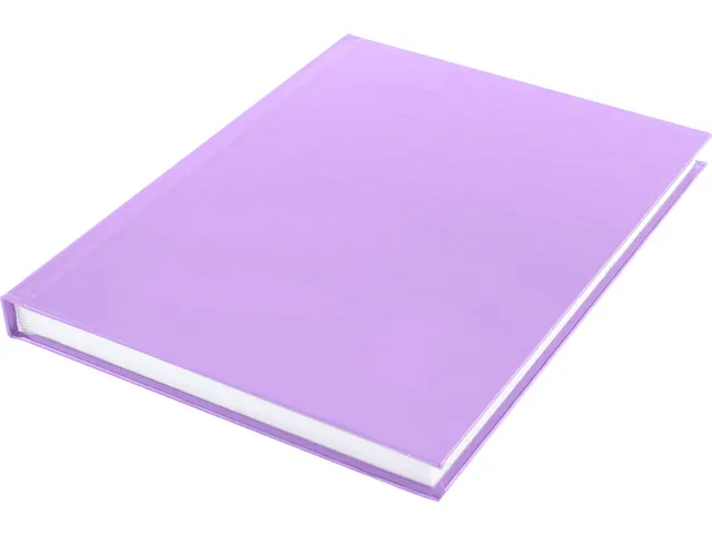 Dummyboek Kangaro A5 violet pastel hard cover 80 blad blanco 100 grams
