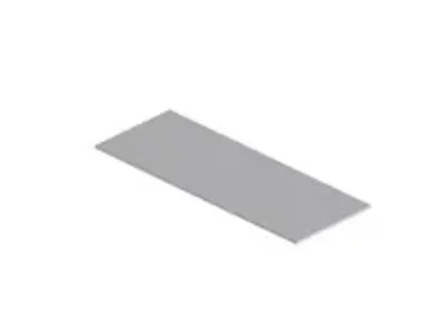 OUTLET Claudius Legbord T.b.v. Roldeurkast 120cm Aluminium Metallic
