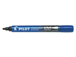 Pilot Permanent Marker 100 Rond Fijne punt Blauw