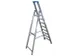 Ladder Aluminium Bordes H 1 90M 8Treden Incl. Bordes