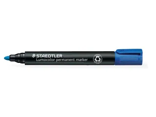 Viltstift Staedtler 352 Lumocolor rond blauw 2mm - 3