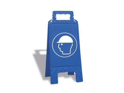 Waarschuwingsstandaard Hoofdbescherming Gebruiken In-/uitklapbaar