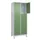 lockerkast,HxBxD 1950x800x500mm,2x3vakken,vak B 400mm,cil.-slot,voeten