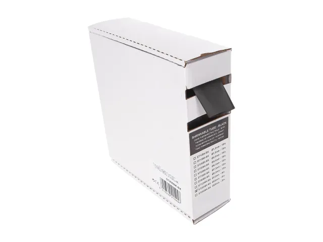 Thermische Krimpkous 2:1 - 20.0mm - Zwart - 5m - Doos