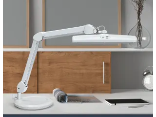 Werkpleklamp MAUL Intro LED dimbaar op voet wit - 7