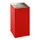 Zandasbak vierkant Rood