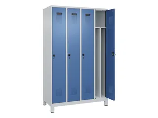 locker voor scheiding van kleding,HxBxD 1950x1200x500mm,4vak - 1