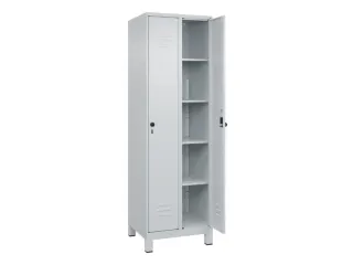 wasgoedverdeelkast,HxBxD 1950x600x500mm,vak B 300mm,draaigrendel - 2