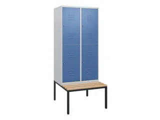 Dubbeldekse dekenkist,HxBxD 1950x800x815mm,2x2vak.,vak B 400mm - 1