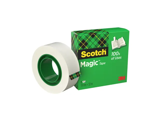 Plakband Scotch Magic 810 19mmx33m onzichtbaar mat