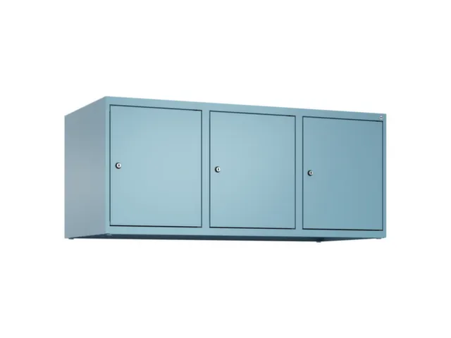 opzetkast,v. locker,3vak.,vak B 400mm,HxBxD 500x1200x500mm
