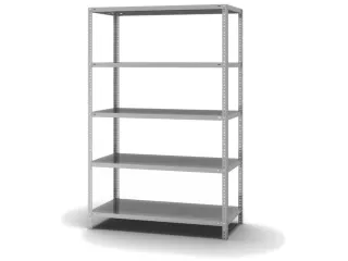 magazijnstelling,grondveld,HxBxD 2000x1300x600mm,vaklast 350kg - 2