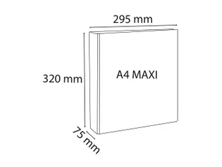 Ringmap Pp Personaliseerbaar Kreacover 2D-Ringen 50mm A4 Maxi Wit - 7