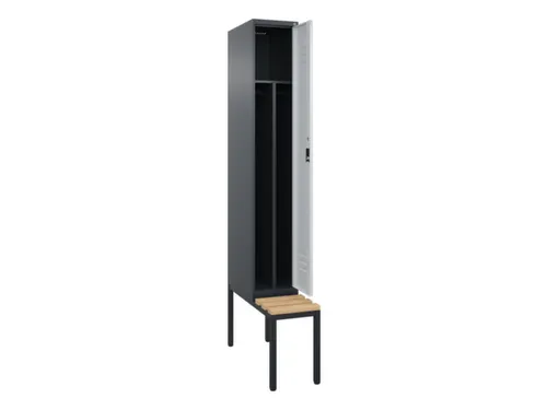 locker voor scheiding van kleding,HxBxD 2120x300x815mm,1vak
