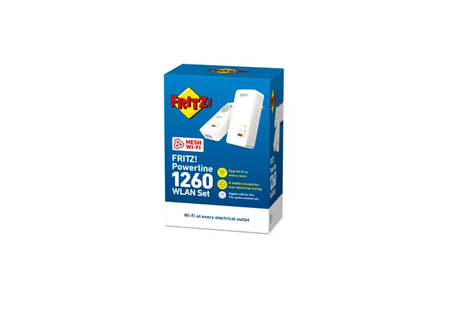 Fritz!Powerline AVM 1260E Wlan Set