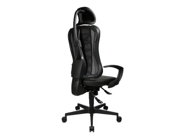 chaise de bureau pivotante,Mécan. synchrone,a. accoudoirs