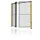 Dubbelvoudige Zwenkdeur Deur H Max. 2000mm Deur B Max. 2x1500mm