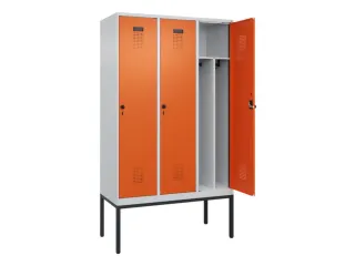 locker voor scheiding van kleding,HxBxD 2120x1200x500mm,3vak - 1