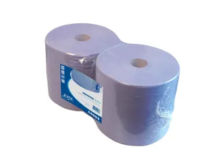 Industriepapier P54005 Recycled 2-Laags Blauw 2 Rol - 1