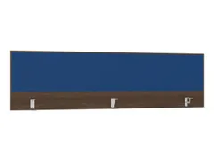 opzetpaneel bureau aanbouw achter NV bruin hickory blauw 2000mm