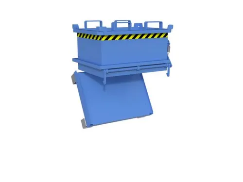 mini-bodemklepcontainer,HxLxB 625x600x800mm,0,13m³,inrijbeugel,staal