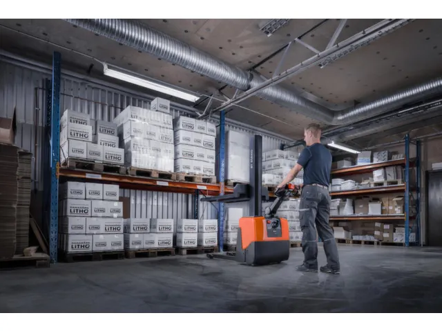 Chariot De Levage électrique Bt Force 1t Fourche L 1150mm H De Levage