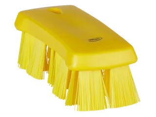Vikan 3891-6 UST Kleine Werkborstel Harde vezel 176mm Geel - 2