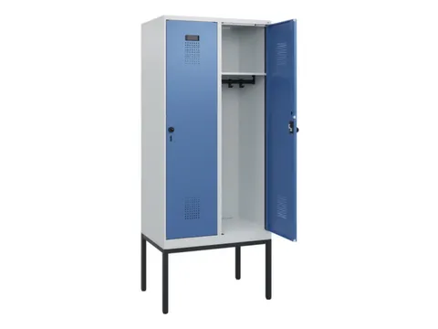 schoollocker,HxBxD 1950x800x500mm,2vak,vak B 400mm,draaigrendel