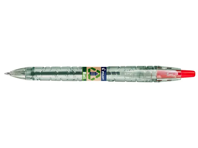 Balpen Pilot B2P Ecoball Begreen 1.0mm Medium punt Rood