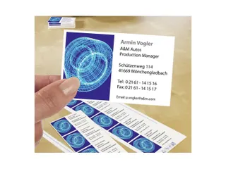 Visitekaart Avery Zweckform C32010-25 85x54mm 185gr 250 stuks - 5