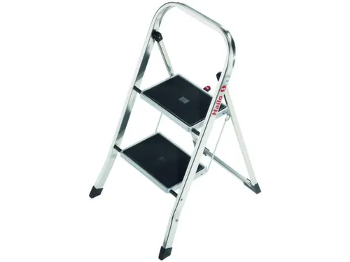 vouwtrapje,2treden m. antislipmatten,bordes H 460mm