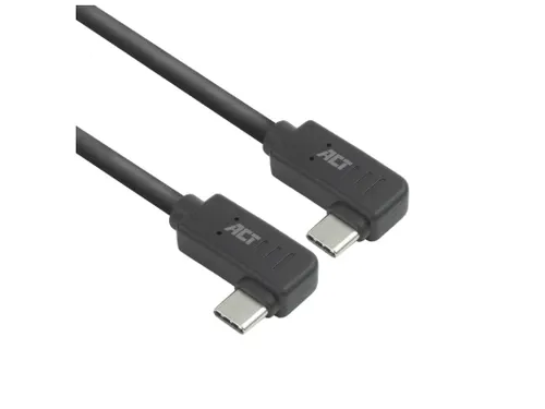 Kabel ACT USB-C hoek links/rechts 10Gbps 2m