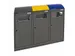 station de tri sélectif,3x40l,HxlxP 815x1050x350mm,4ouverture(s)