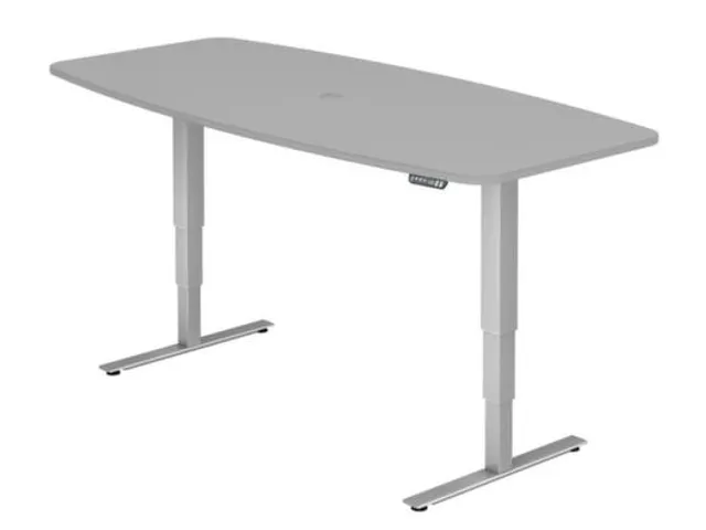 In hoogte verstelbare vergadertafel,HxBxD 635-1285x2200x1030mm