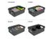 Sigma Home opbergbox 9L antraciet - 35x24,6x12,2cm