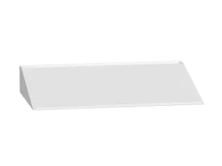 opzetelement lessenaar,v. lessenaarkast,v. kast B 800mm,H 130mm,staal - 1