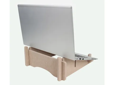 Laptopstandaard Quantore tot 17 inch Vilt Zand gerecyclede PET