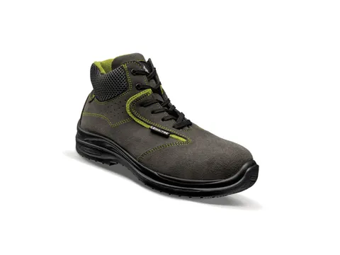 Chaussures de sécurité montantes mixtes Lemaitre Albi S3 gris/vert -