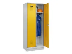 locker,HxBxD 1950x800x500mm,2vak,vak B 400mm,cil.-slot,sokkel