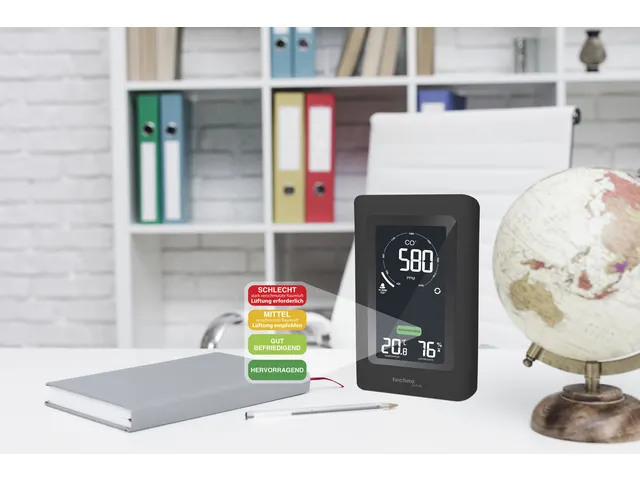 CO2-meter Technoline WL 1030 94x145x50mm zwart