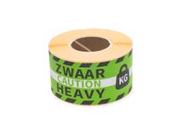 Verpakkingsetiketten 46x125mm Op Rol Heavy 250 Stuks