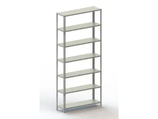 magazijnstelling,grondveld,HxBxD 2200x1004x304mm,vaklast 80kg - 1