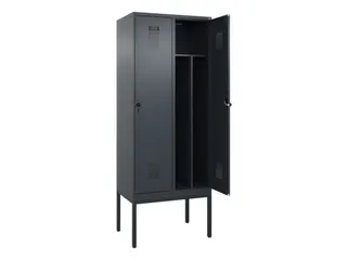 locker voor scheiding van kleding,HxBxD 2120x800x500mm,2vak - 1