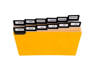 Tabblad a-z Glanskarton 6/10 105x148mm 24 stuks - 4