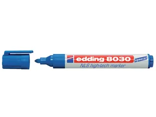 Viltstift edding 8030 NLS High-Tech marker 1.5-3mm blauw - 1