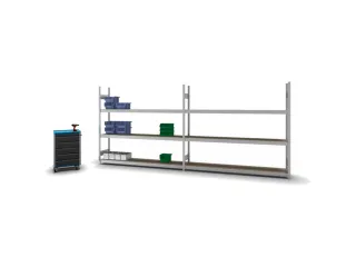 breedvakstelling,grondveld,HxBxD 2000x2320x435mm,vakl. 350kg - 3